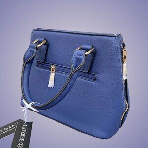 La Terre Textured Midnight handbag